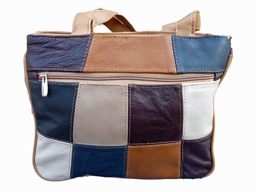 Handbag Patchwork Shoulder Bags Quenchy QL824 rear view