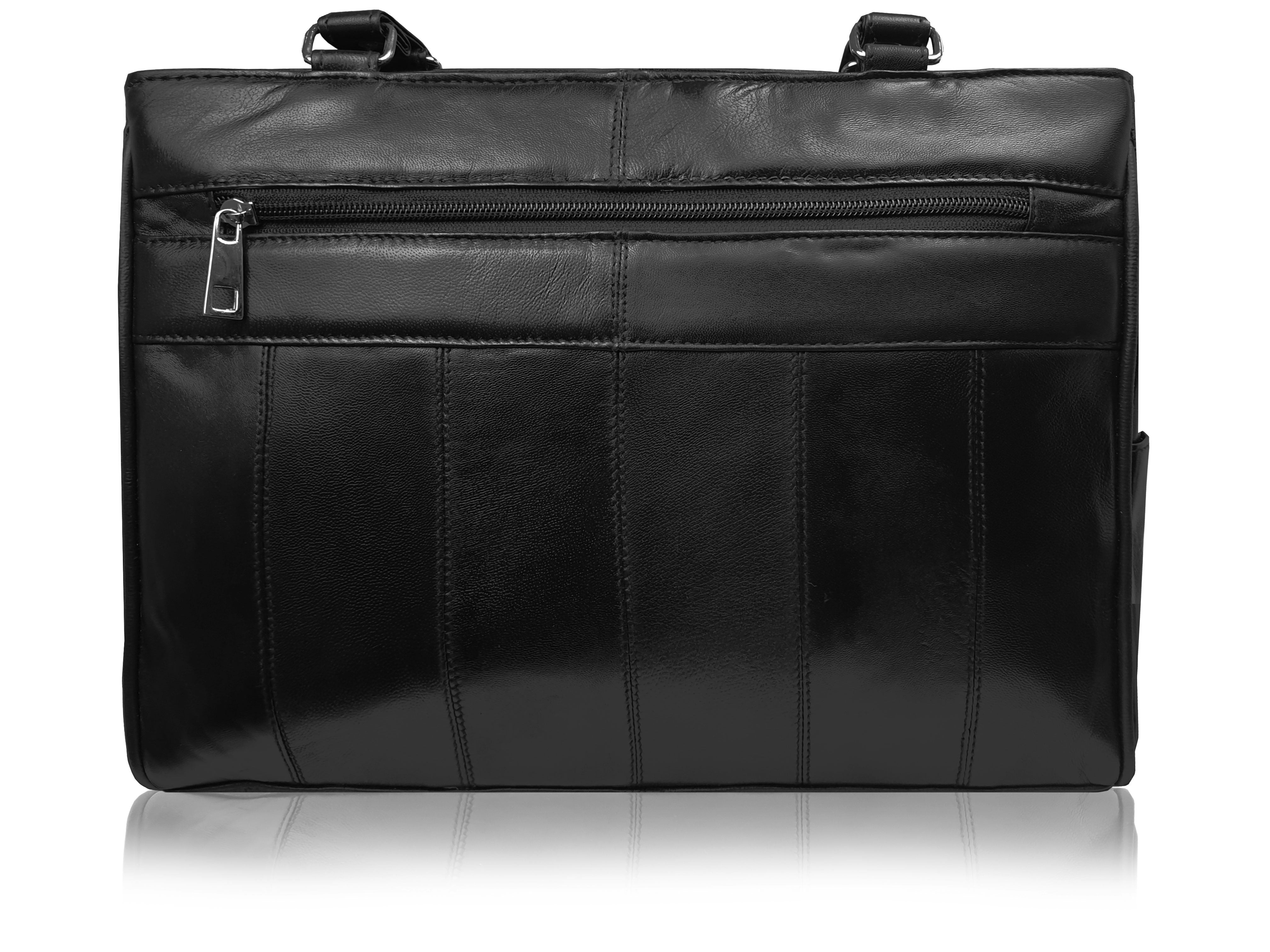 Women's Leather Black Shoulder Bag QL173b