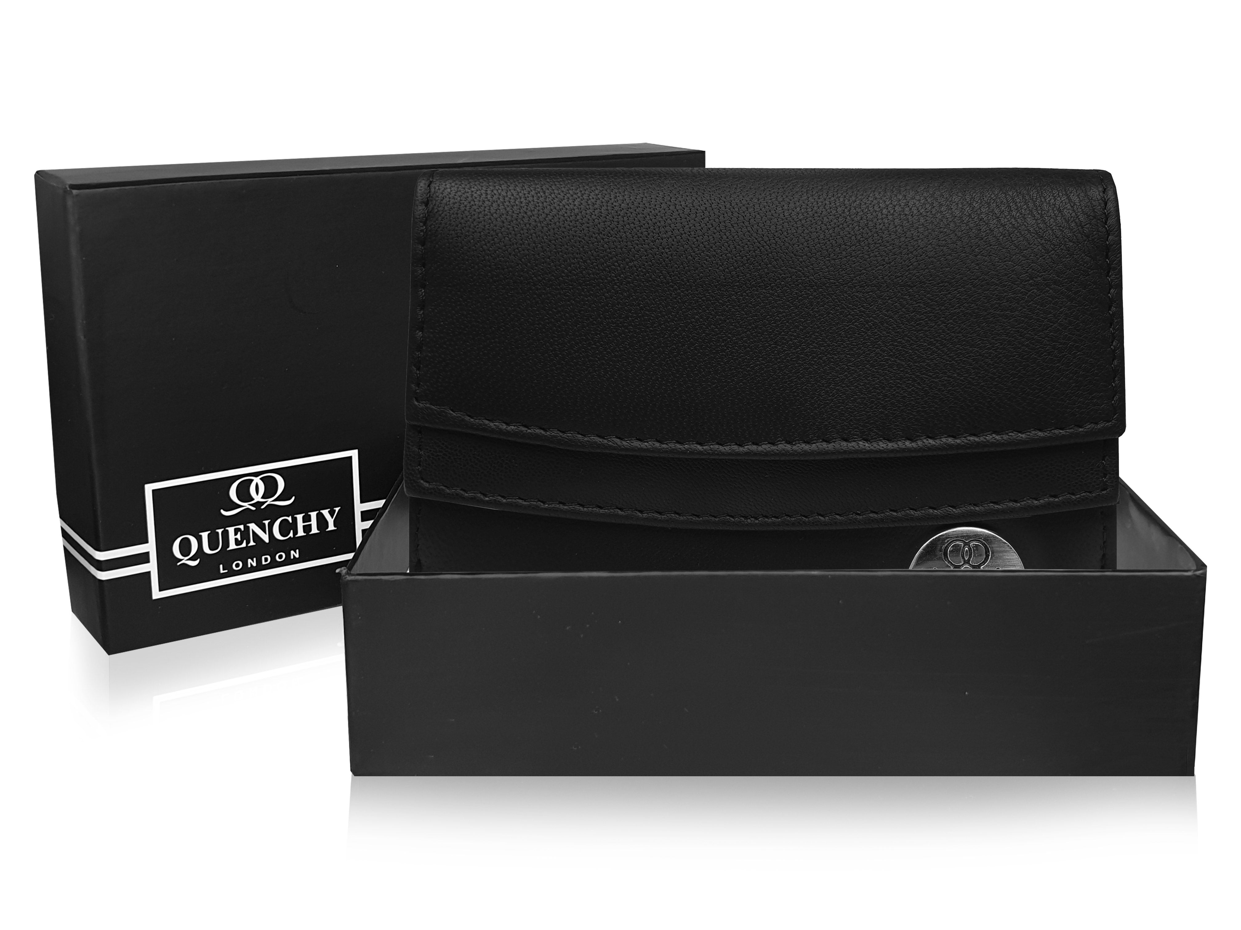 Designer Ladies Leather Purse Black QL441