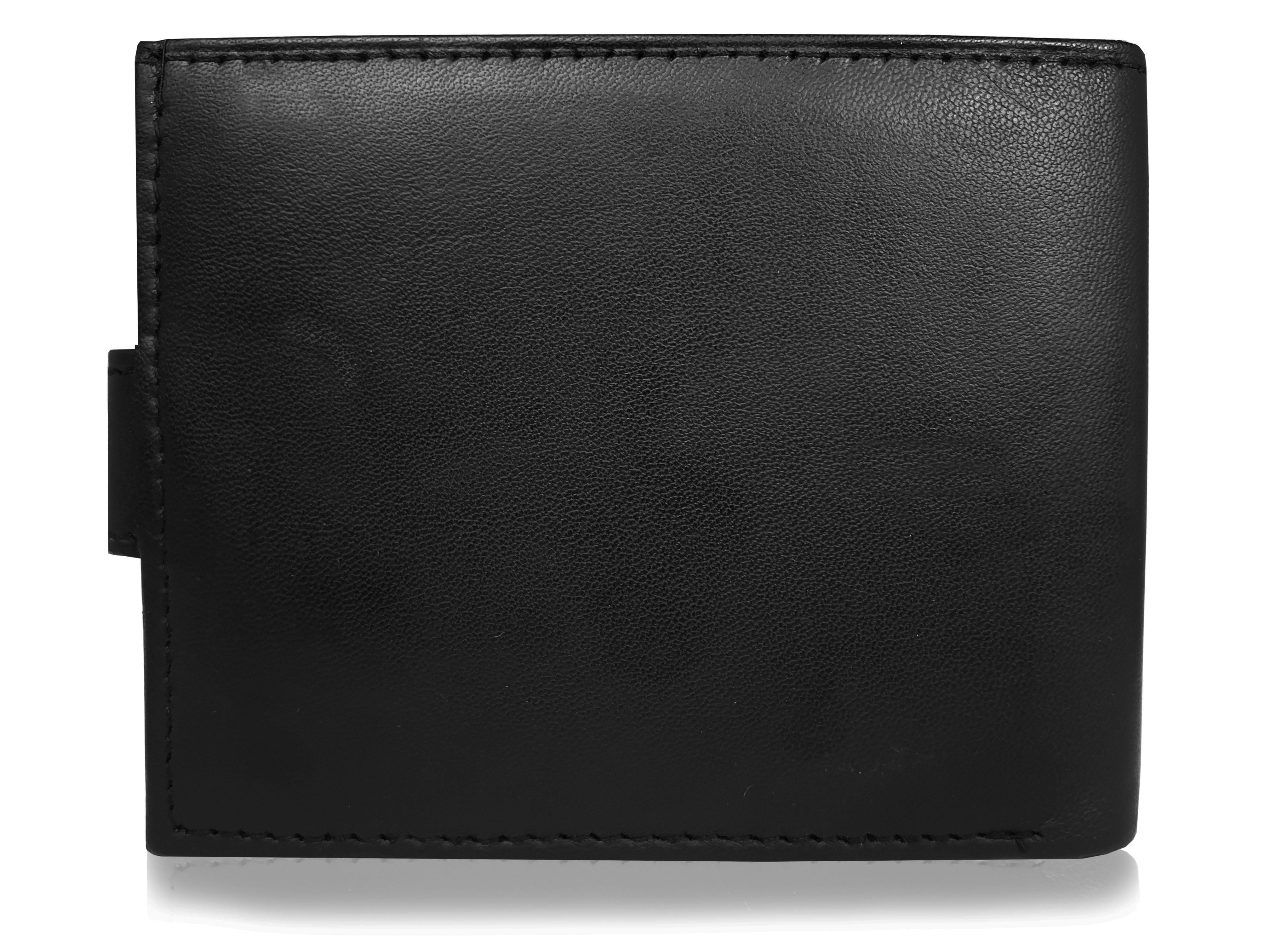 Leather Mens Designer Wallet RFID Mans Gift b