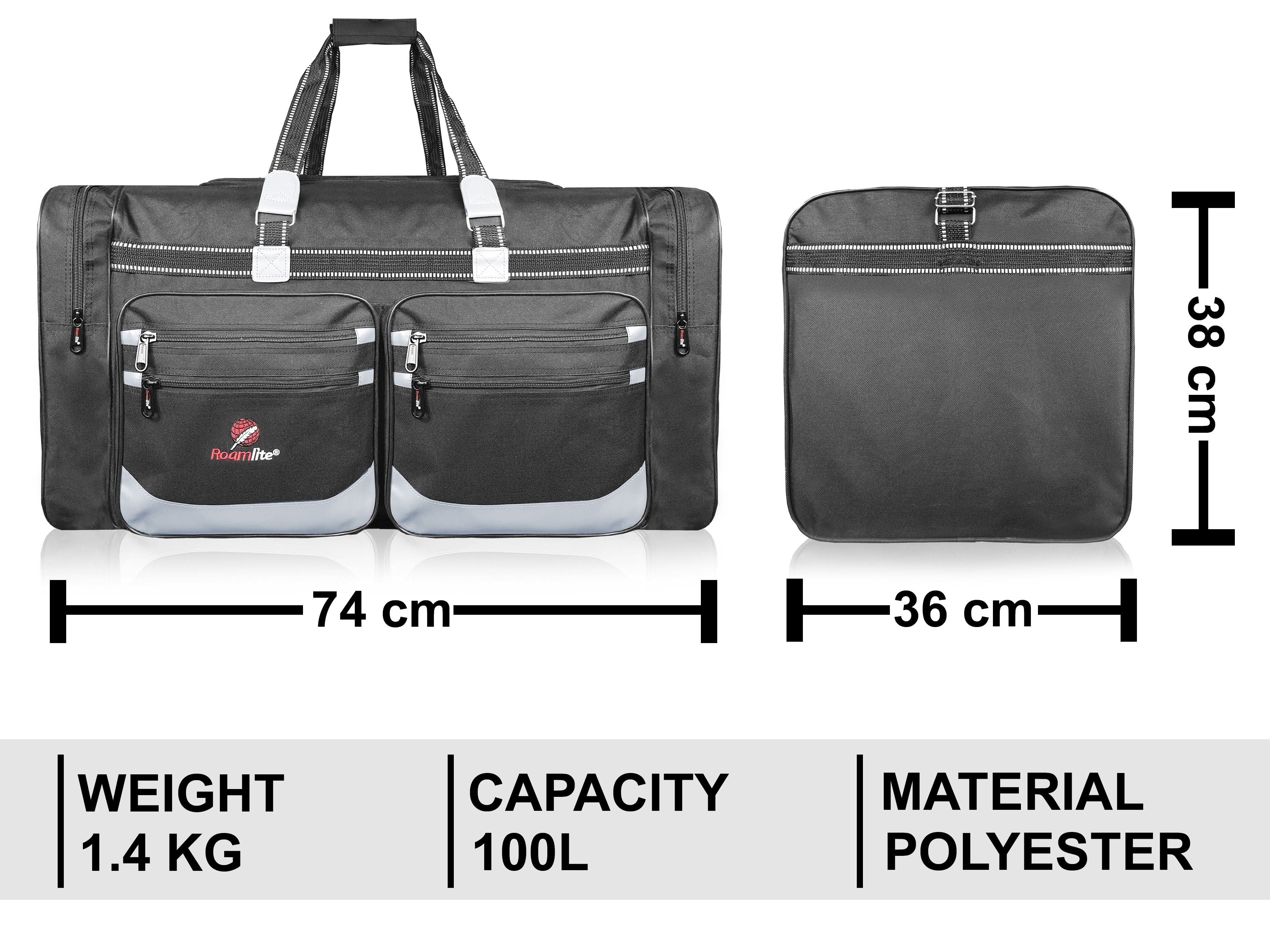XL Extra Large Holdall Duffle Bag RL04KK tech