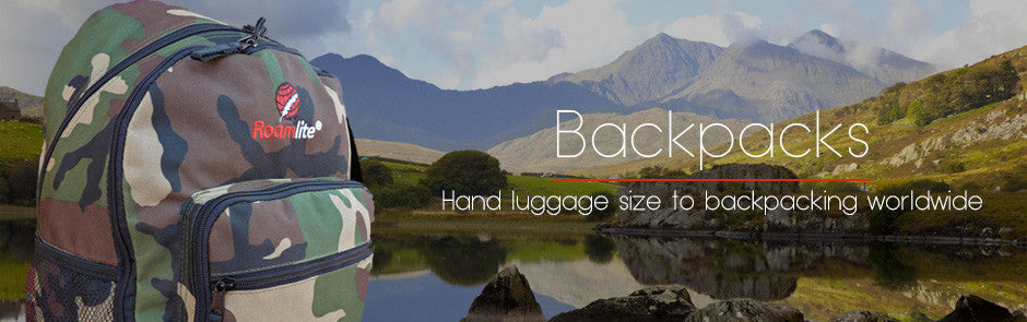 Hand luggage to camping backpacks